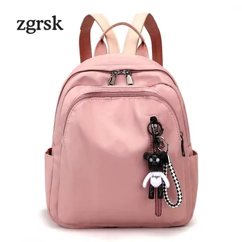 Preppy Style Backpack Nylon Women Pink Backpack Fashion Korean Waterproof Oxford School Bag For Girl Casual Daypack Bookbag
Preppy Style Backpack Nylon Women Pink Backpack Fashion Korean Waterproof Oxford School Bag For Girl Casual Daypack Bookbag
