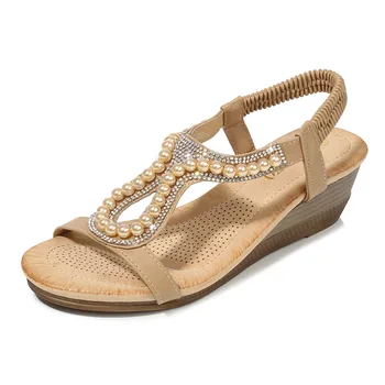 2019 Summer New Women's Wedge Sandals Luxury Rhinestone Diamond Fashion Ladies Sandles Platform Sandals Casual Female Shoes
2019 Summer New Women's Wedge Sandals Luxury Rhinestone Diamond Fashion Ladies Sandles Platform Sandals Casual Female Shoes