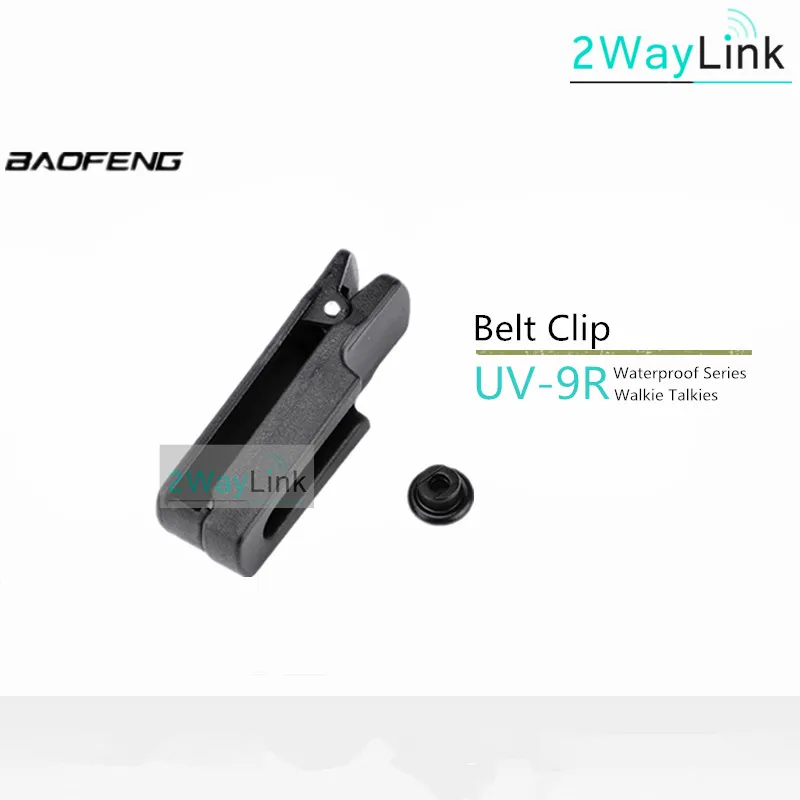 

Original Belt Clip for Baofeng UV-9R Plus UV-XR UV-5S BF-A58 T-57 BF-9700 GT-3WP UV-5R WP Waterproof Walkie Talkies Belt Clip