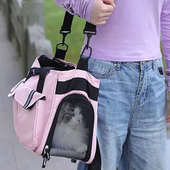 Breathable Portable Pet Carrier Bag Outdoor Travel Fashion New Cat Dog Portable Shoulder Diagonal Tote Pet Out Dog Pet Package
Breathable Portable Pet Carrier Bag Outdoor Travel Fashion New Cat Dog Portable Shoulder Diagonal Tote Pet Out Dog Pet Package