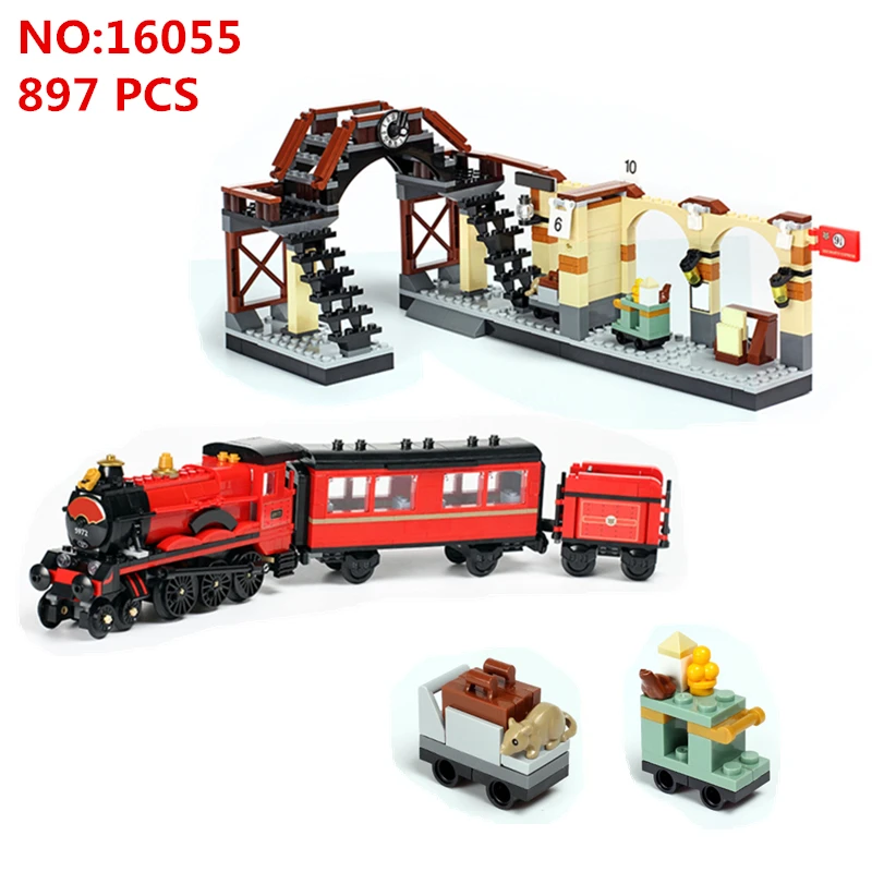 897pcs Diy Building Blocks Harri Movie Potter Hogwarts Express Train Model Compatible with Legoingly Toys for Children Kids Gift
897pcs Diy Building Blocks Harri Movie Potter Hogwarts Express Train Model Compatible with Legoingly Toys for Children Kids Gift