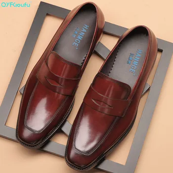 QYFCIOUFU 2019 New mens wedding shoes 100% Genuine Leather Luxury Fashion Casual formal shoes Original Design Men's dress shoes
QYFCIOUFU 2019 New mens wedding shoes 100% Genuine Leather Luxury Fashion Casual formal shoes Original Design Men's dress shoes