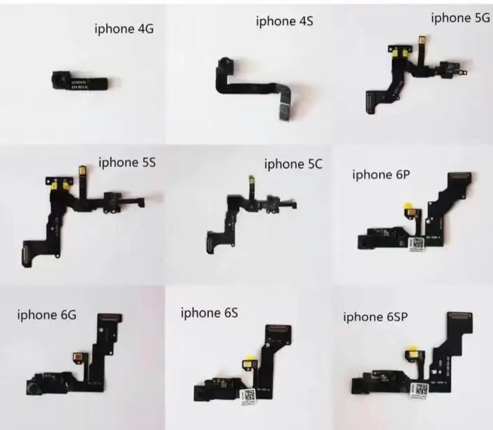 Front Facing Camera Module Flex Cable For iPhone 4 4s 5 5S 5C SE 6 small camera light proximit sensor flex cable with microphone
Front Facing Camera Module Flex Cable For iPhone 4 4s 5 5S 5C SE 6 small camera light proximit sensor flex cable with microphone