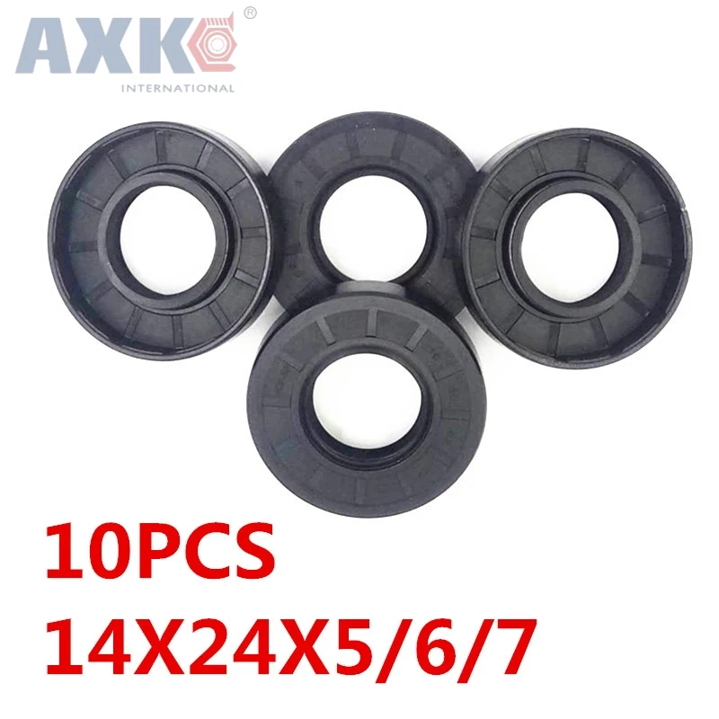 AXK 10pcs TC 14x24x5 14x24x6 14x24x7 14x24 Skeleton Oil Seals 14*24*5 14*24*7 high-quality Seals Radial shaft seals
AXK 10pcs TC 14x24x5 14x24x6 14x24x7 14x24 Skeleton Oil Seals 14*24*5 14*24*7 high-quality Seals Radial shaft seals