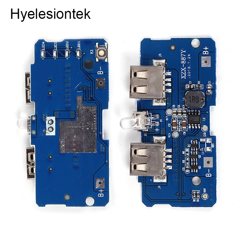 Battery USB Charger Board Power Bank Module 5V 2A 18650 Lithium Lipo Charging Dual Micro USB Boost Step Up Mobile Power Supply
Battery USB Charger Board Power Bank Module 5V 2A 18650 Lithium Lipo Charging Dual Micro USB Boost Step Up Mobile Power Supply