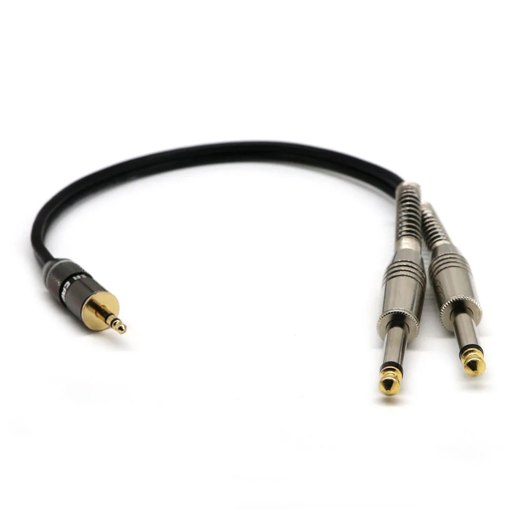 HOT 3.5mm 1/8" TRS to Dual 6.35mm 1/4" Mono Plug Audio Y Cable Splitter Cord 0.3M BUS66
HOT 3.5mm 1/8" TRS to Dual 6.35mm 1/4" Mono Plug Audio Y Cable Splitter Cord 0.3M BUS66