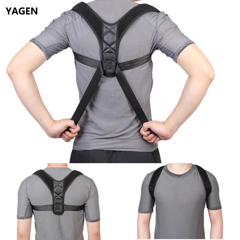 Adjustable Back Posture Corrector Clavicle Spine Back Shoulder Lumbar Brace Support Belt Posture Correction Prevents Slouching
Adjustable Back Posture Corrector Clavicle Spine Back Shoulder Lumbar Brace Support Belt Posture Correction Prevents Slouching