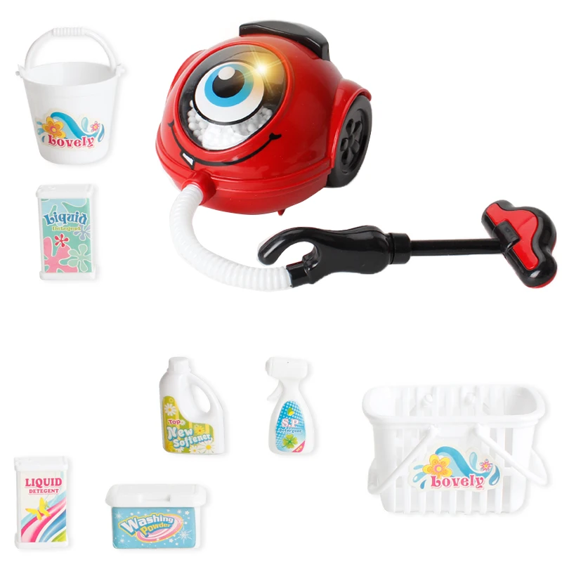 Simulation Vacuum Cleaner Home Appliances Toys w/ Sounds & Lights - Baby Kids Pretend Play Housekeeping Toy Developmental Game
Simulation Vacuum Cleaner Home Appliances Toys w/ Sounds & Lights - Baby Kids Pretend Play Housekeeping Toy Developmental Game