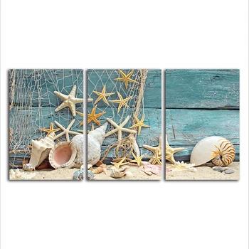3 Panels Canvas Prints Wall Art Poster - Modern Starfish Seashell Canvas Painting Artwork for Living Room Home Decor Decals
3 Panels Canvas Prints Wall Art Poster - Modern Starfish Seashell Canvas Painting Artwork for Living Room Home Decor Decals