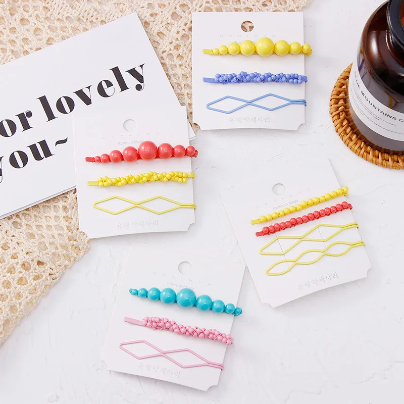 3-4Pcs/set Candy Color Hair Clips Acrylic Pearls Hairpins Colorful Painting Barrettes Geometric Hair Accessories For Women Girls
3-4Pcs/set Candy Color Hair Clips Acrylic Pearls Hairpins Colorful Painting Barrettes Geometric Hair Accessories For Women Girls