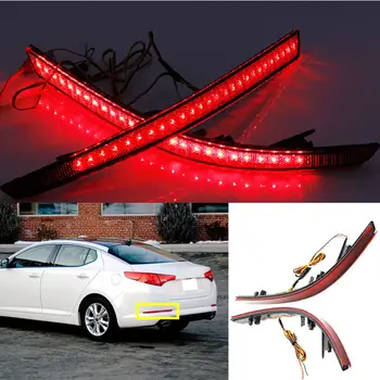 For Kia K5 Optima 2011-13 A Set Rear fog lamp driving lamp + flicker brake light
For Kia K5 Optima 2011-13 A Set Rear fog lamp driving lamp + flicker brake light