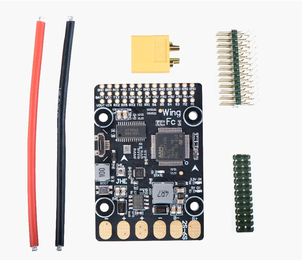Fixed-wing flying wing FPV INAV navigation Wing FC flying control F4 OSD BEC current meter
Fixed-wing flying wing FPV INAV navigation Wing FC flying control F4 OSD BEC current meter
