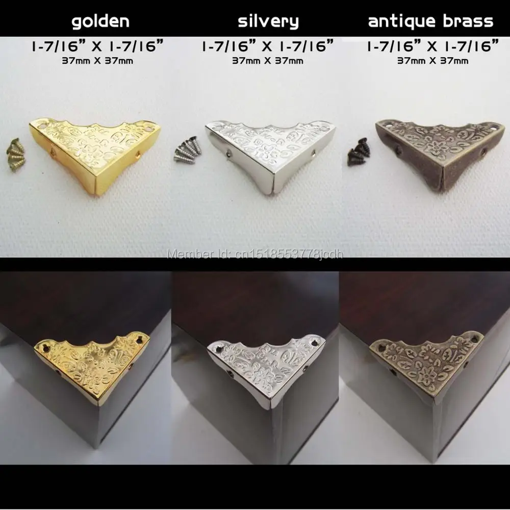 Compare Prices On Decorative Table Corner Protectors Online 12pc Metal Decorative Jewelry Chest Wine Box Wooden Table Desk Picture Photo Frame Furniture Edge Corner