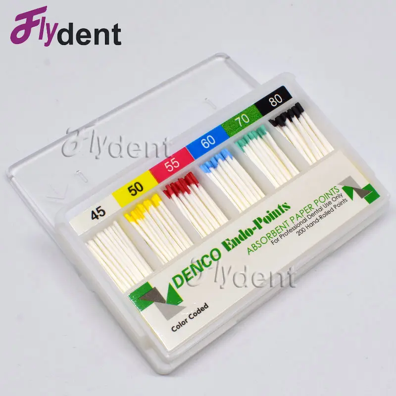 Absorbent Paper Points 45-80# dental Root Cancel files Endodontics Cotton Fiber Tips Dentist Product materials
Absorbent Paper Points 45-80# dental Root Cancel files Endodontics Cotton Fiber Tips Dentist Product materials