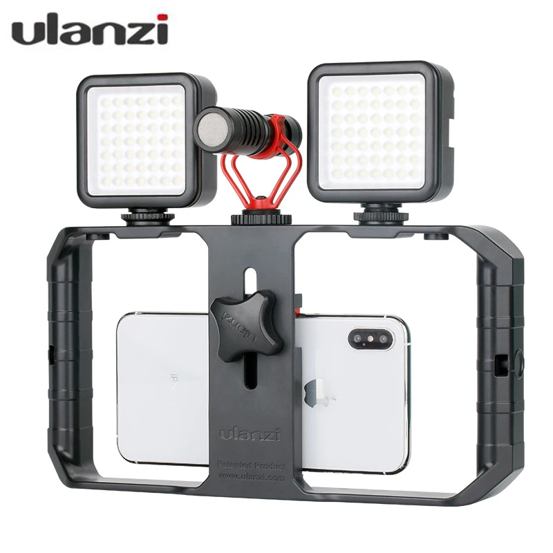 Ulanzi U-Rig Pro Smartphone Video Rig Mobile Vlogging Filmmaking Stabilizer with 1/4 Screw Cold Shoe Mount for iPhone Xiaomi
Ulanzi U-Rig Pro Smartphone Video Rig Mobile Vlogging Filmmaking Stabilizer with 1/4 Screw Cold Shoe Mount for iPhone Xiaomi