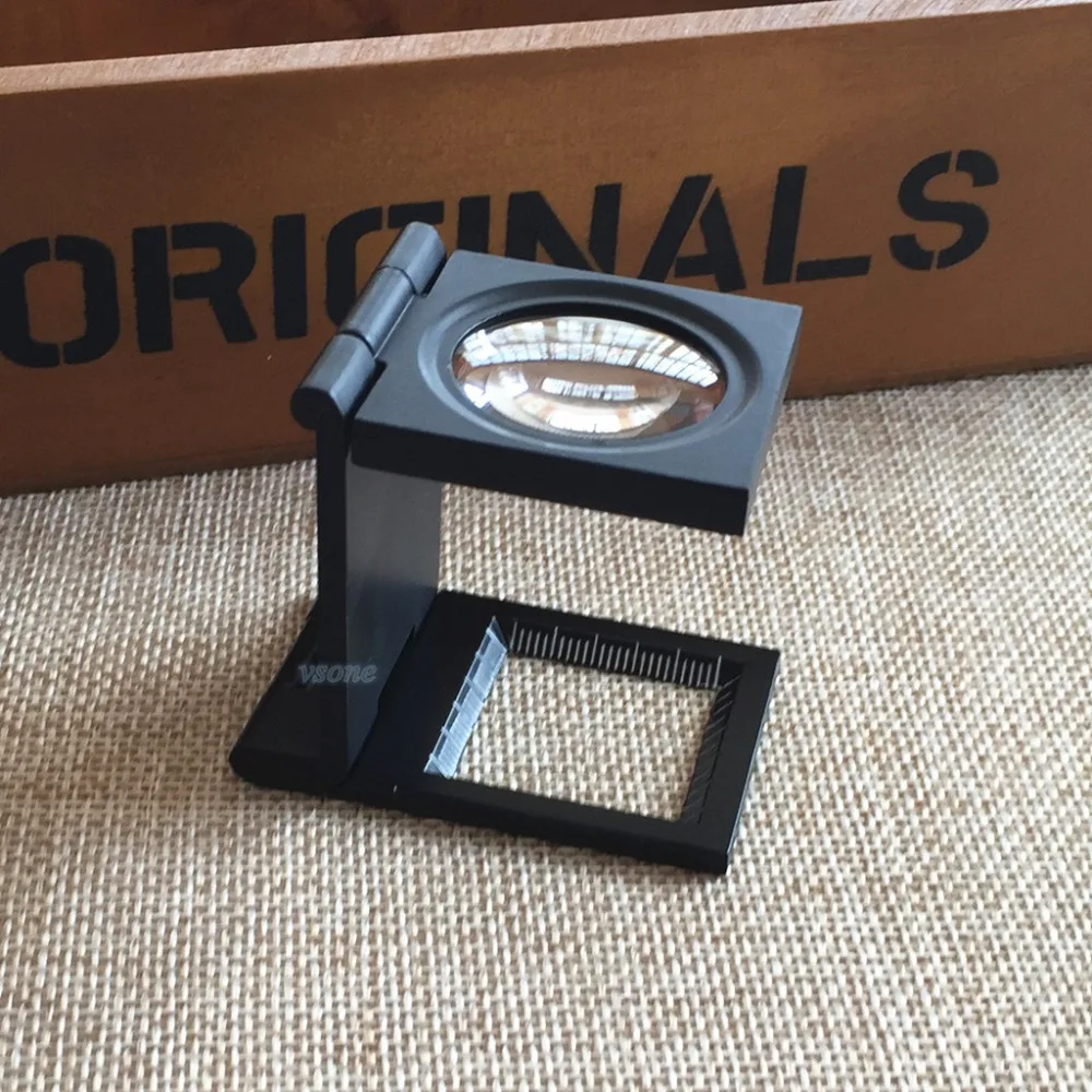 10X 28mm Fabric Scale Measure Glass Pocket Foldable Mini Magnifier Microscope Hand Held Magnifying Glass Loupe
10X 28mm Fabric Scale Measure Glass Pocket Foldable Mini Magnifier Microscope Hand Held Magnifying Glass Loupe