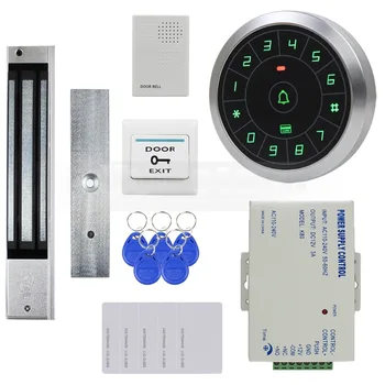 DIYSECUR 125KHz RFID Reader Password Keypad + 280kg Magnetic Lock Door Bell Door Access Control Security System Kit
DIYSECUR 125KHz RFID Reader Password Keypad + 280kg Magnetic Lock Door Bell Door Access Control Security System Kit