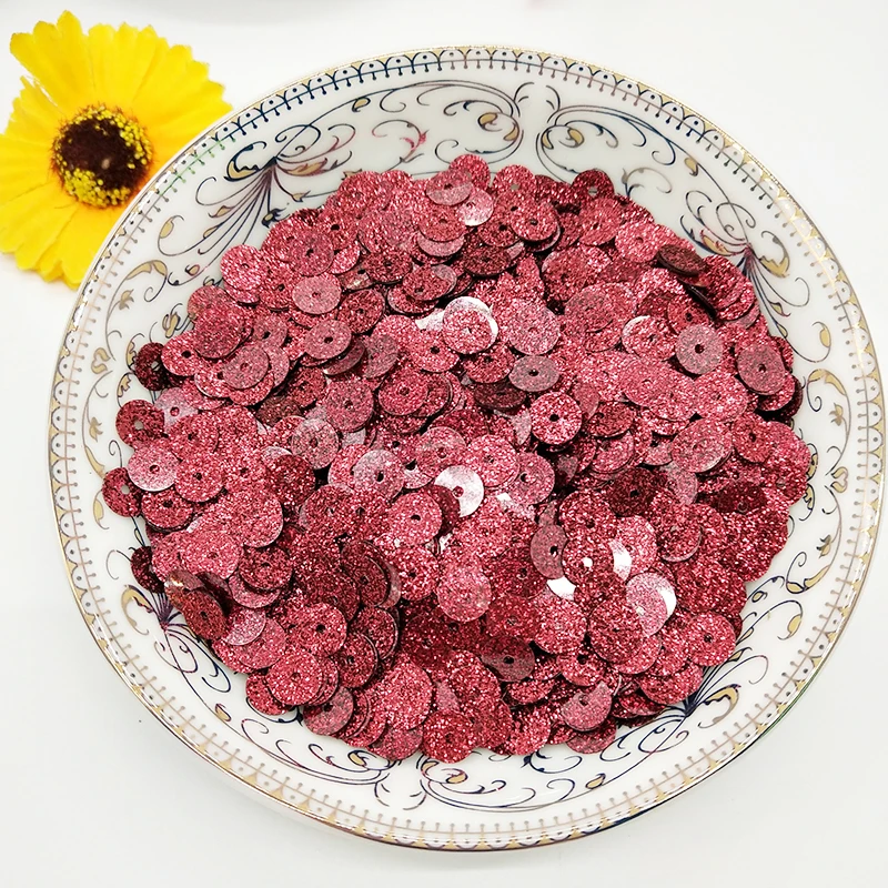 LNHOME 40g/Lot 6mm Glitter Sequins Round Confetti Spangle Dark Red Flat Clothing Sewing With 1 Hole Flake Christmas Sequins
LNHOME 40g/Lot 6mm Glitter Sequins Round Confetti Spangle Dark Red Flat Clothing Sewing With 1 Hole Flake Christmas Sequins