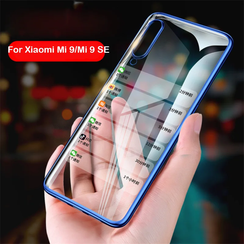 For Xiaomi Mi 9 Case 3D Laser Plating Bumper TPU Soft Clear Cover For Xiaomi Mi 9 SE Xiomi Mi9 Transparent Phone Cases
For Xiaomi Mi 9 Case 3D Laser Plating Bumper TPU Soft Clear Cover For Xiaomi Mi 9 SE Xiomi Mi9 Transparent Phone Cases
