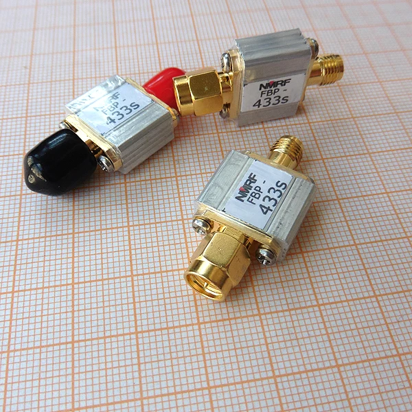 NEW 433MHz remote control aircraft model aerial image transmission bandpass filter 430- 438MHz 1w
NEW 433MHz remote control aircraft model aerial image transmission bandpass filter 430- 438MHz 1w