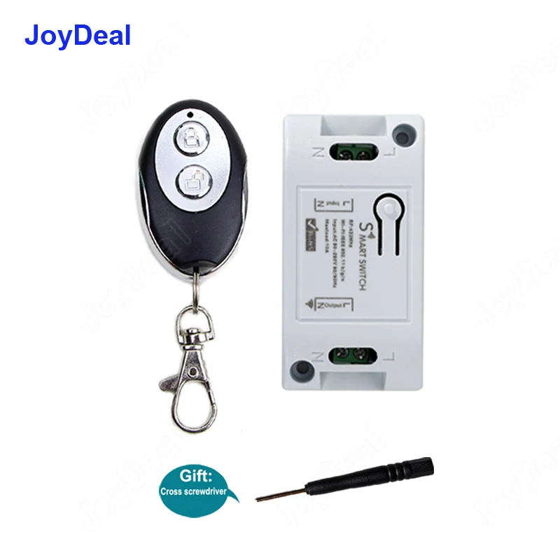 433Mhz Universal 1CH RF Relay Remote Control Switch Receiver 10A 110V 220V Smart Home Wireless WiFi Led Light Switch APP Control
433Mhz Universal 1CH RF Relay Remote Control Switch Receiver 10A 110V 220V Smart Home Wireless WiFi Led Light Switch APP Control