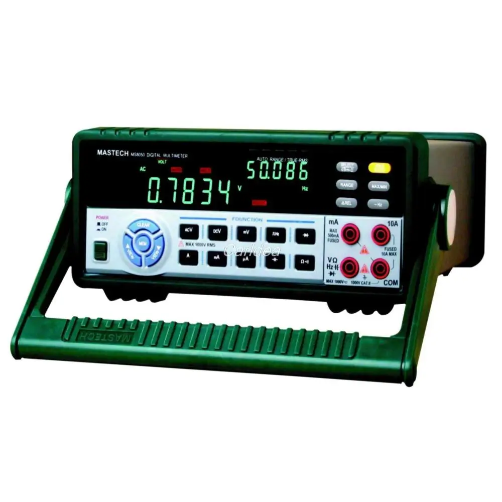 MASTECH MS8050 53000 Counts VFD Display Autoranging Bench Top Multimeter High Accuracy True RMS RS232C
MASTECH MS8050 53000 Counts VFD Display Autoranging Bench Top Multimeter High Accuracy True RMS RS232C