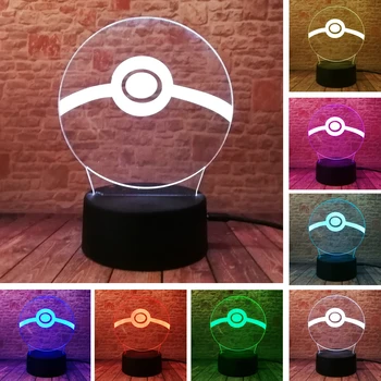 Pokemon Pokemon Go Poke Ball 3D 7 Color Change Night Light LED Bedroom Home Decor Child Kids Baby Teens Xmas Birthday Toys Gifts
Pokemon Pokemon Go Poke Ball 3D 7 Color Change Night Light LED Bedroom Home Decor Child Kids Baby Teens Xmas Birthday Toys Gifts