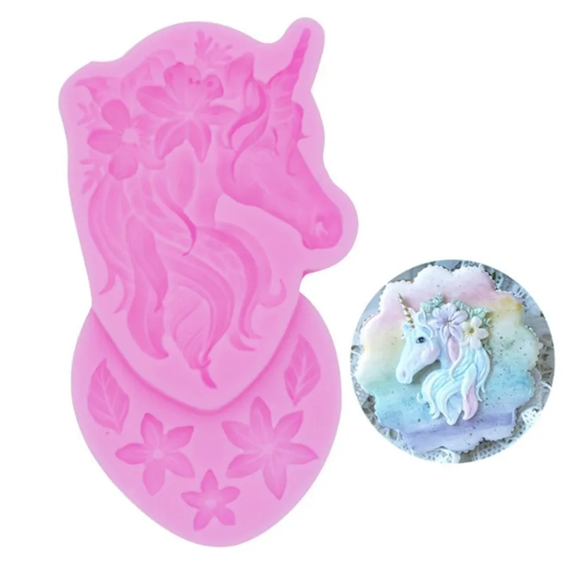 TTLIFE Unicorn Head Flower Baking Silicone Mold Cake Decoration DIY Fondant 3D Soap Mould Chocolate Mold for Confectionery
TTLIFE Unicorn Head Flower Baking Silicone Mold Cake Decoration DIY Fondant 3D Soap Mould Chocolate Mold for Confectionery