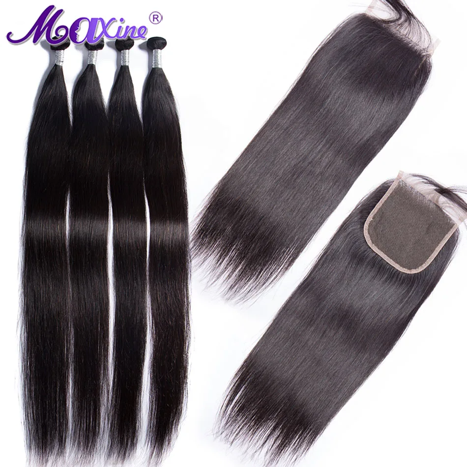 Straight Hair Bundles With Closure 32 34 36 38 40 Inch Human Hair Bundles With Closure Maxine Remy Hair 3 bundles with Closure
Straight Hair Bundles With Closure 32 34 36 38 40 Inch Human Hair Bundles With Closure Maxine Remy Hair 3 bundles with Closure