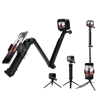 Selfie Stick 3-Way Hand Grip Arm Monopod Pole Tripod for GoPro Hero 7 6 5 4 3+ Xiaomi YI 4K SJCAM EKEN Action Camera Accessories
Selfie Stick 3-Way Hand Grip Arm Monopod Pole Tripod for GoPro Hero 7 6 5 4 3+ Xiaomi YI 4K SJCAM EKEN Action Camera Accessories