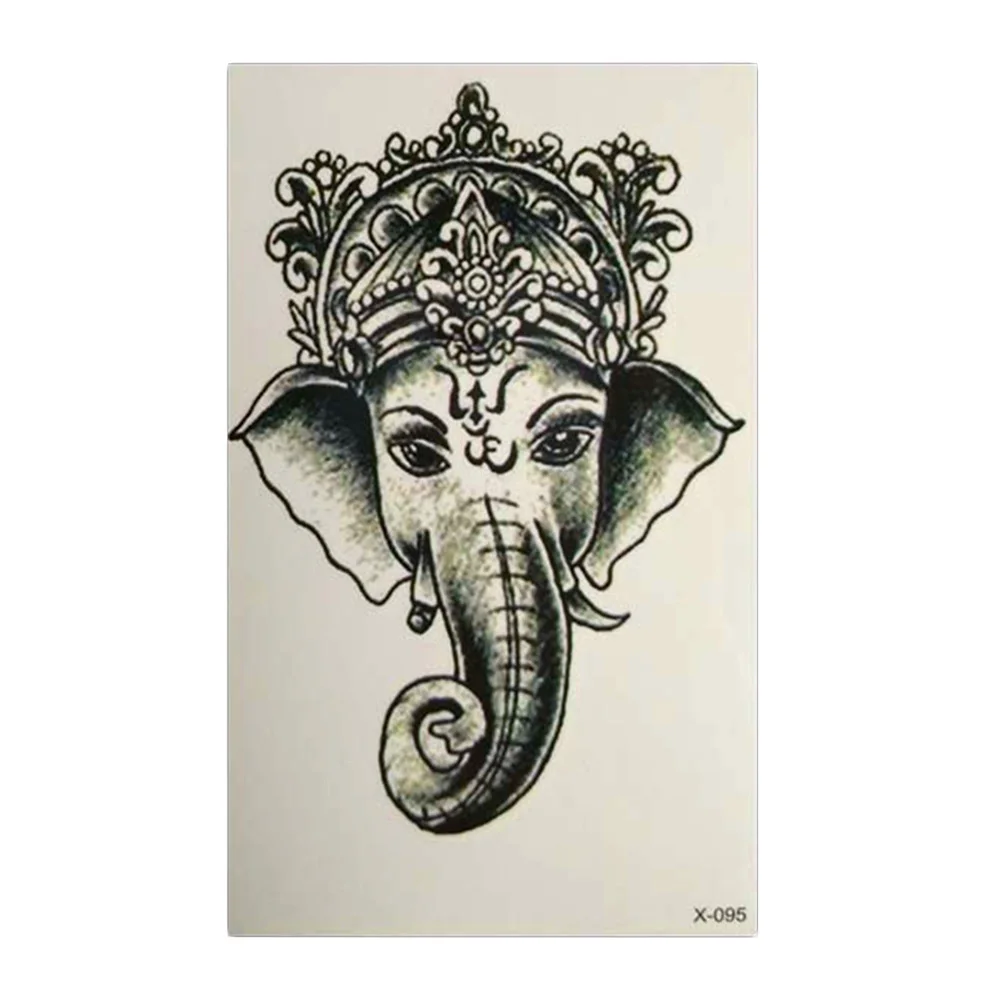 Фото New Ganesha Water Transfer fake tattoo flash tattoos Waterproof Temporary Tattoo Sticker elephant for girl women | Красота и здоровье
