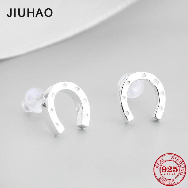 Hot Earings 925 Sterling Silver U-Shape Small Stud Earrings for Women DIY fine Silver Jewelry 100% Fashion
Hot Earings 925 Sterling Silver U-Shape Small Stud Earrings for Women DIY fine Silver Jewelry 100% Fashion