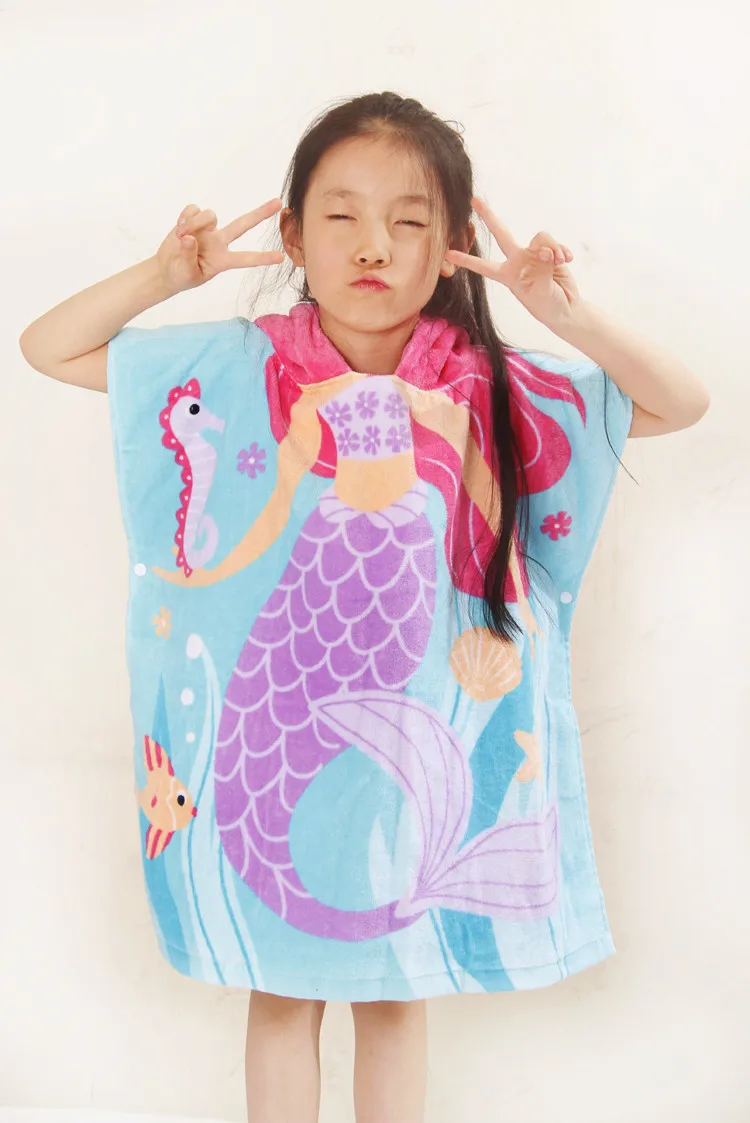 Kids Cotton Bathrobes Cartoon Mermaid Astronaut Whale Hooded 100% Cotton Towel 2-6T Kids Bath Robe Girls Boys Swim Beach Towel
Kids Cotton Bathrobes Cartoon Mermaid Astronaut Whale Hooded 100% Cotton Towel 2-6T Kids Bath Robe Girls Boys Swim Beach Towel