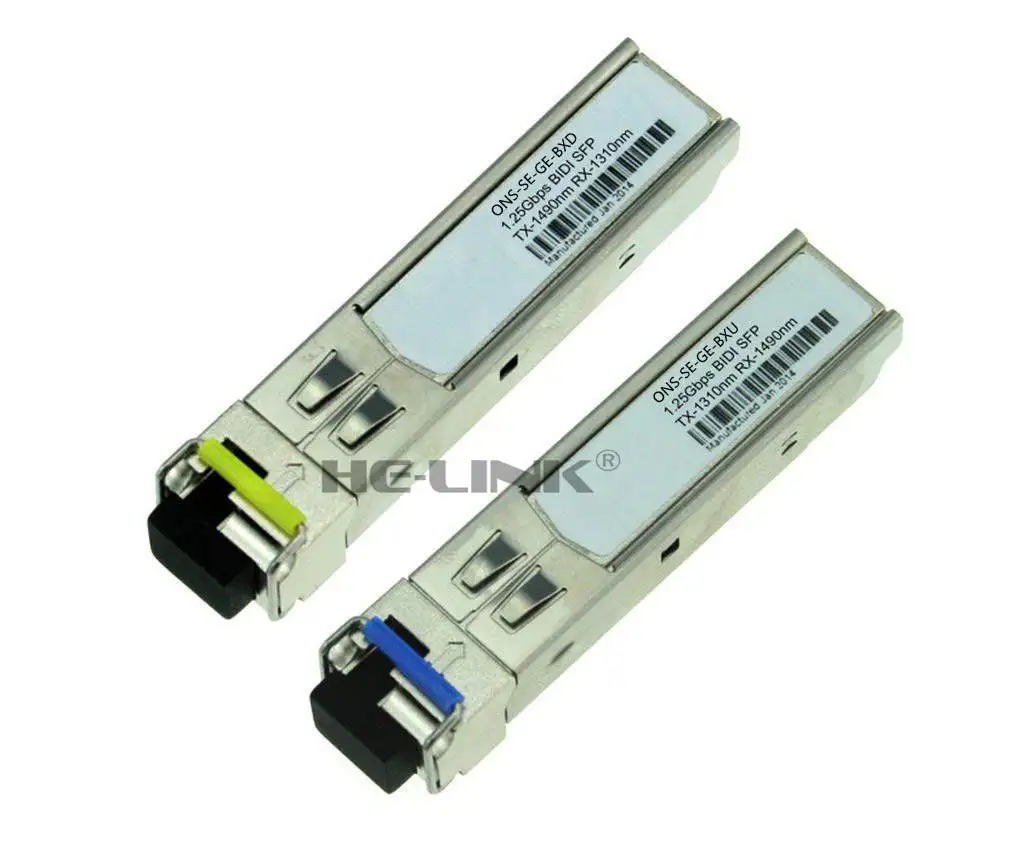 LODFIBER ONS-SE-GE-BXU/ONS-SE-GE-BXD CISCO Compatible 1.25G 1310/1490nm BiDi 10km Transceiver
LODFIBER ONS-SE-GE-BXU/ONS-SE-GE-BXD CISCO Compatible 1.25G 1310/1490nm BiDi 10km Transceiver