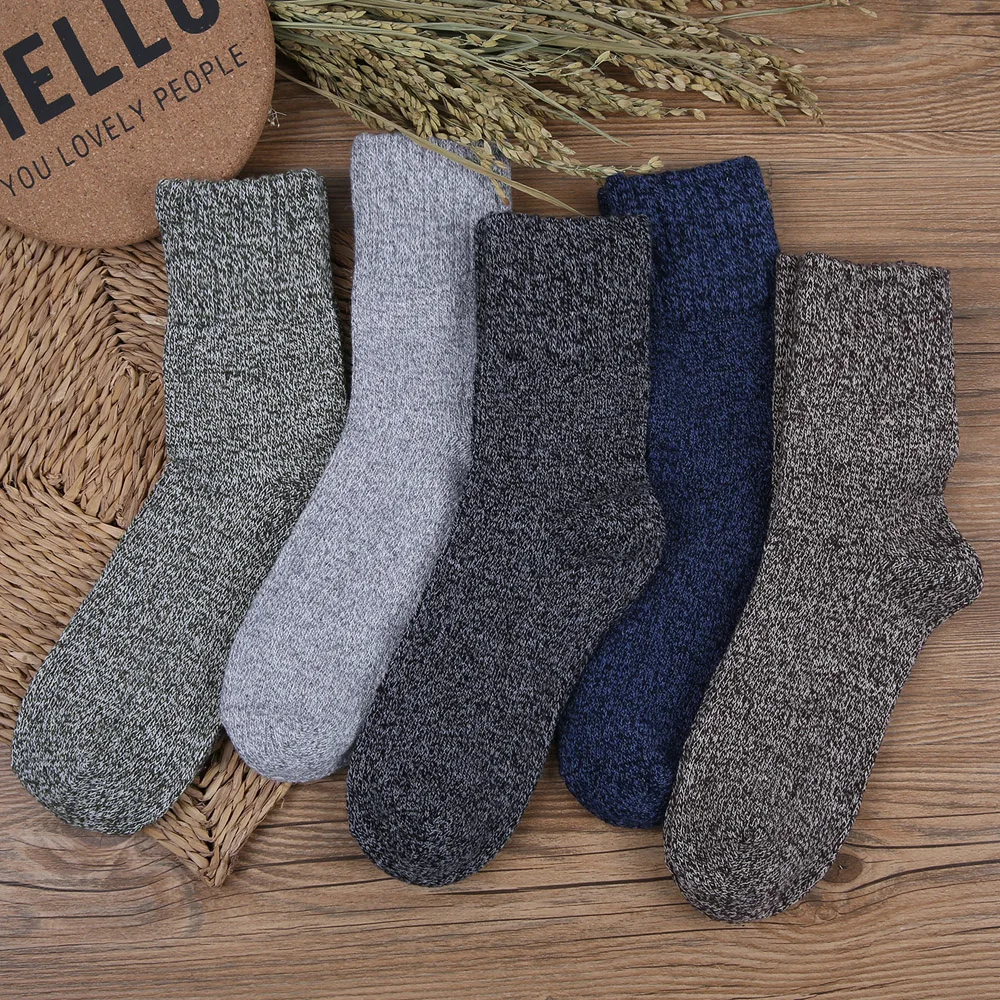 New fashion winter warm thick men socks High quality breathable casual tube socks 5 pairs
New fashion winter warm thick men socks High quality breathable casual tube socks 5 pairs