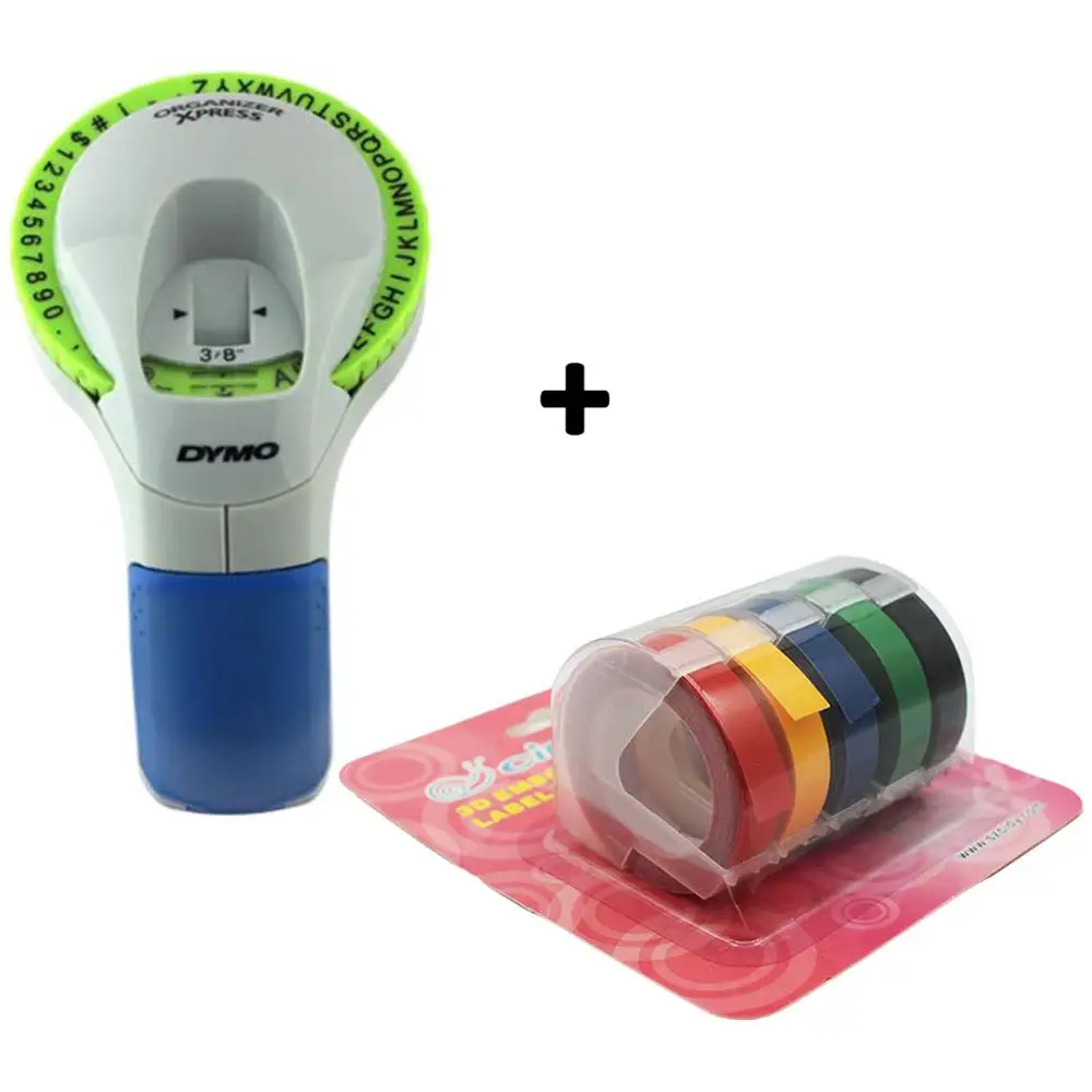 CIDY for dymo 12965 Manual Label Printers with dymo 9mm 3D Embossing Label Tapes for Dymo Organizer Xpress DIY Labels
CIDY for dymo 12965 Manual Label Printers with dymo 9mm 3D Embossing Label Tapes for Dymo Organizer Xpress DIY Labels