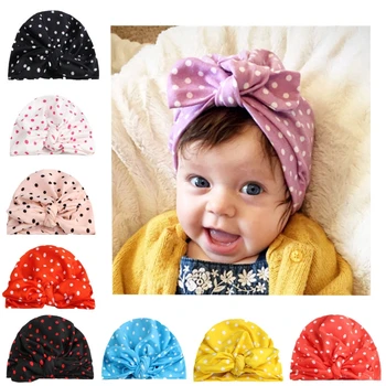 Baby Girl Hat Rabbit Ear Polka Dot Hats India Turban Beanie Hat Newborn Photography Props 
Baby Girl Hat Rabbit Ear Polka Dot Hats India Turban Beanie Hat Newborn Photography Props