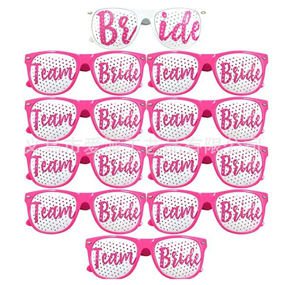 1pcs Bachelorette Hen Party Supplies Bride/Team Bride Glasses Wedding Party Decor Night Party Bridal Themed Favors DT9 
1pcs Bachelorette Hen Party Supplies Bride/Team Bride Glasses Wedding Party Decor Night Party Bridal Themed Favors DT9