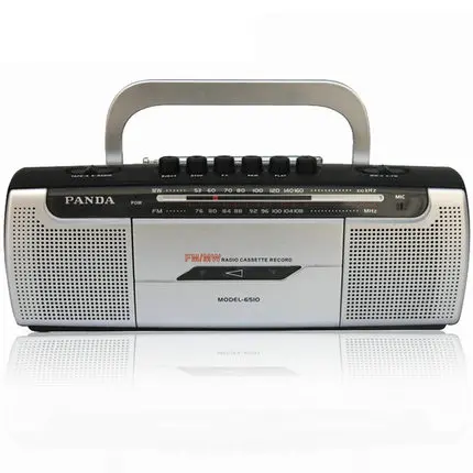 Panda 6510 Tape Recorder Tape Recording Radio Small Dual Speaker Tape Learn English Playe r Two Band Radio
Panda 6510 Tape Recorder Tape Recording Radio Small Dual Speaker Tape Learn English Playe r Two Band Radio