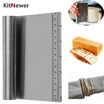 Stainless Steel Pizza Dough Scraper Cutter Kitchen Flour Pastry Cake Tool Scale with Measurements Baking Tool Easy Cleanup
Stainless Steel Pizza Dough Scraper Cutter Kitchen Flour Pastry Cake Tool Scale with Measurements Baking Tool Easy Cleanup