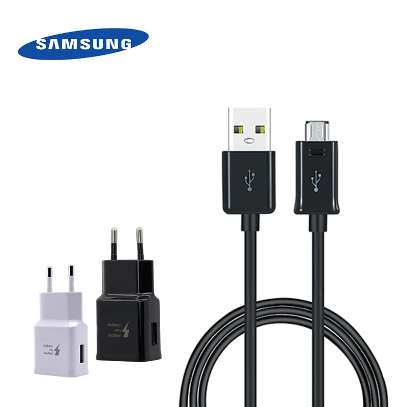 Для Samsung зарядное устройство EU вилка Оригинальное быстрое 9 V/1.67A быстрый адаптер