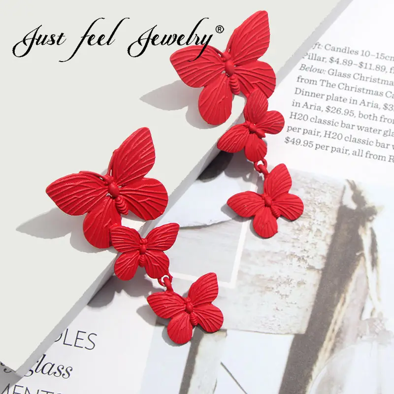JUST FEEL Boho Colorful Butterfly Dangle Earrings For Women Girls Brand Design Cute Flowers Geometric Drop Earring Jewelry Gifts
JUST FEEL Boho Colorful Butterfly Dangle Earrings For Women Girls Brand Design Cute Flowers Geometric Drop Earring Jewelry Gifts