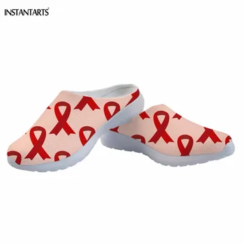 INSTANTARTS Breast Cancer Awareness Printing Pink Beach Shoes for Women Breath Summer Slip On Slippers Female Outdoor Sandals
INSTANTARTS Breast Cancer Awareness Printing Pink Beach Shoes for Women Breath Summer Slip On Slippers Female Outdoor Sandals