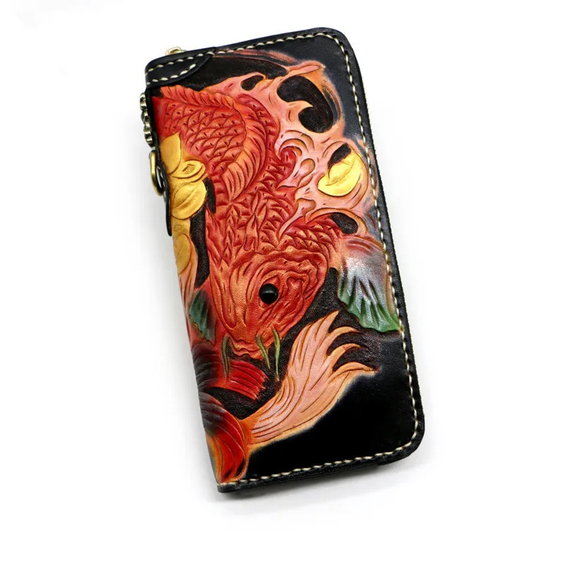 Handmade DIY Recruit Money Prinus Carpiod Women Wallets Bag Purses Men Long Clutch Vegetable Tanned Leather Free Design Gifts
Handmade DIY Recruit Money Prinus Carpiod Women Wallets Bag Purses Men Long Clutch Vegetable Tanned Leather Free Design Gifts