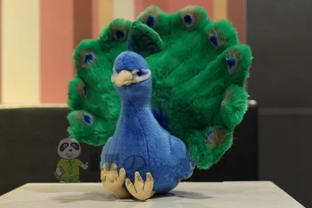 Blue Peacock Doll Peacock Plush Toy Zoo Peacock Figurine Simulation Plush Toy Gift high 26cm weight 35cm
Blue Peacock Doll Peacock Plush Toy Zoo Peacock Figurine Simulation Plush Toy Gift high 26cm weight 35cm