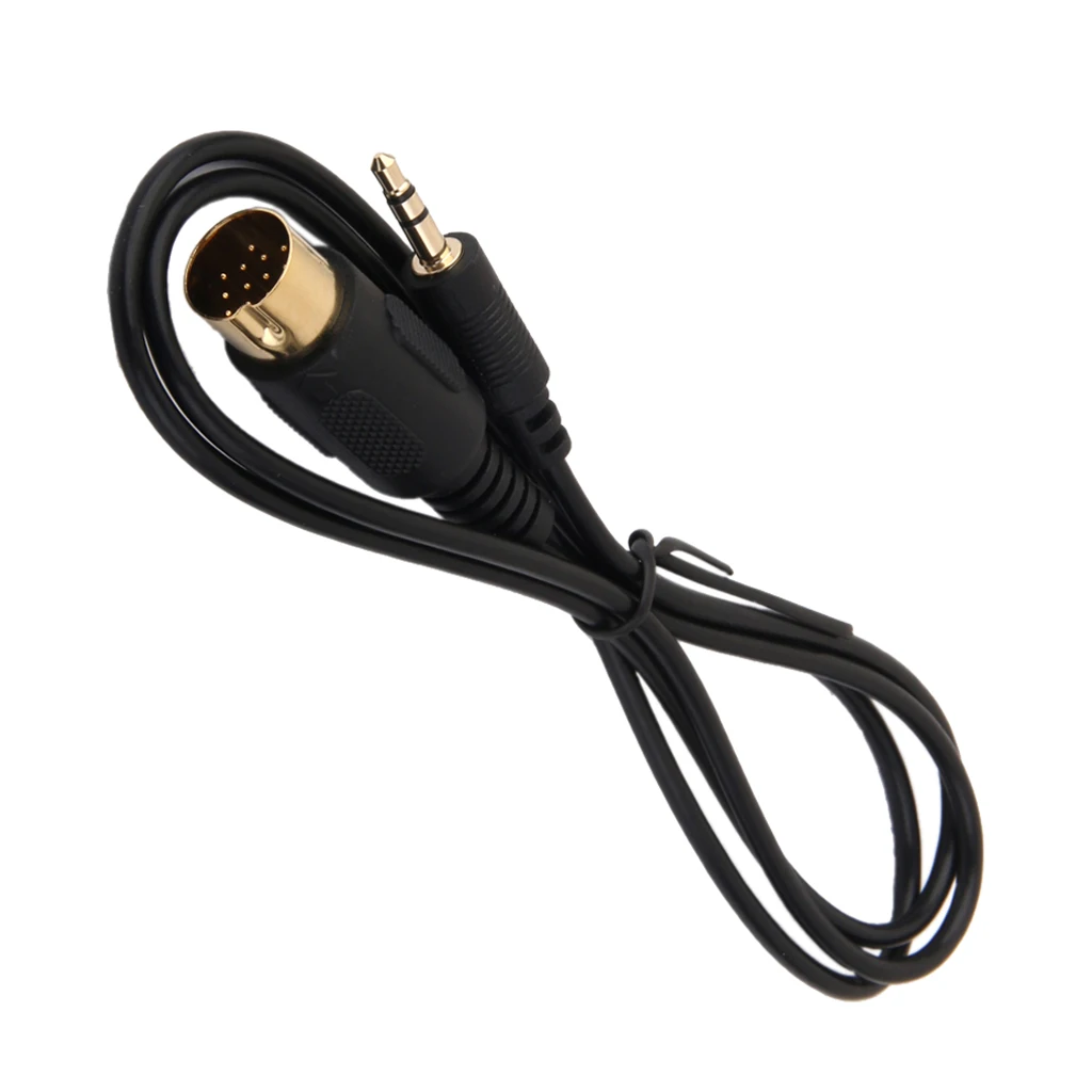 3.5mm JACK MP3 AUX LEAD 13-PIN Input Cable for IPOD IPHONE KENWOOD