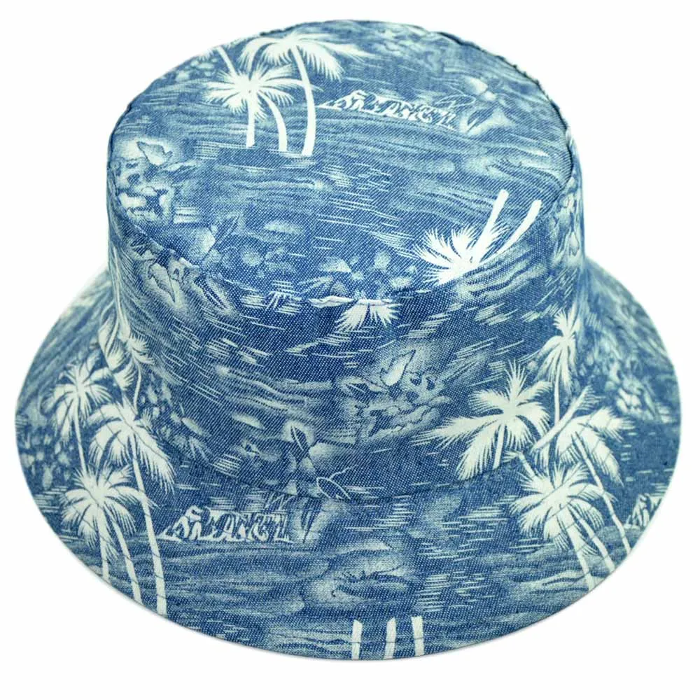 Reversible Denim Bucket Hat for Men Coco Tree Printed Panama for Women Summer Autumn Cotton Reversible Hat
Reversible Denim Bucket Hat for Men Coco Tree Printed Panama for Women Summer Autumn Cotton Reversible Hat