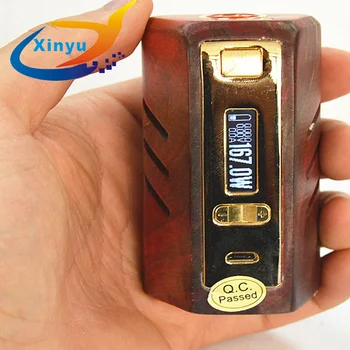 Original Yiloong Fogger Regulated stabilized wood box mod 167w TC Squonk MOD Max 155W Output No18650 Battery Box Mod Vape Mod
Original Yiloong Fogger Regulated stabilized wood box mod 167w TC Squonk MOD Max 155W Output No18650 Battery Box Mod Vape Mod