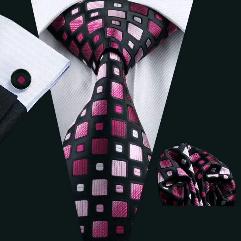 LS-462 Men`s Tie 100% Silk Geometric Jacquard Woven Classic Gravata Tie+Hanky+Cufflinks Set For Formal Wedding Business Party
LS-462 Men`s Tie 100% Silk Geometric Jacquard Woven Classic Gravata Tie+Hanky+Cufflinks Set For Formal Wedding Business Party