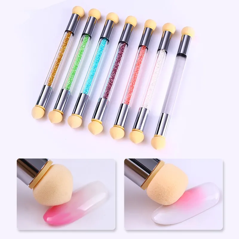 WiRinef Double Ended Gradient Sponge Nail Brush Colorful Gel Dotting Paint Manicure Nail Pen With 4 Sponge Heads
WiRinef Double Ended Gradient Sponge Nail Brush Colorful Gel Dotting Paint Manicure Nail Pen With 4 Sponge Heads